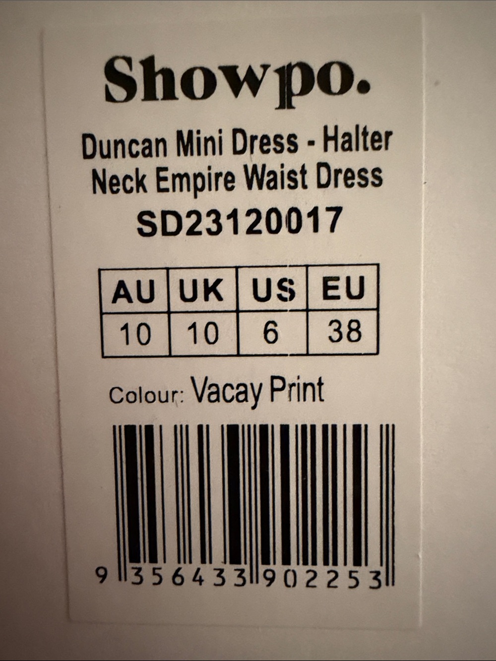 Showpo Multicolor Vacation Print Halter Mini Dress 6 - Picture 2 of 9